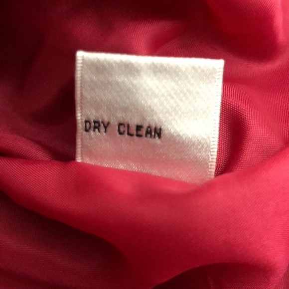 New - TALBOTS - Cotton Barbie Pink Embroidered Black Blazer w/ Pockets - Size 14 - Picture 7 of 7